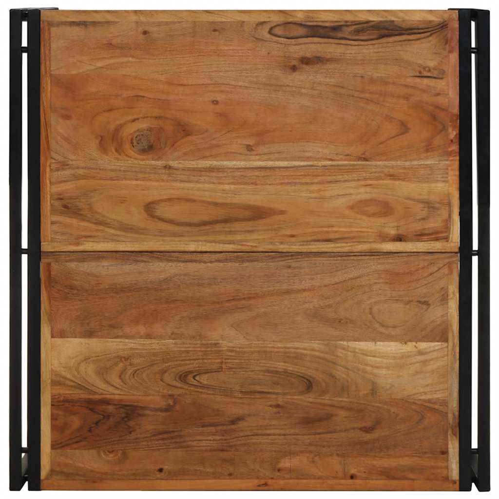 Salontafel 80x80x35 cm massief acaciahout is nu te koop bij PeponiXL, paradijselijk wonen!