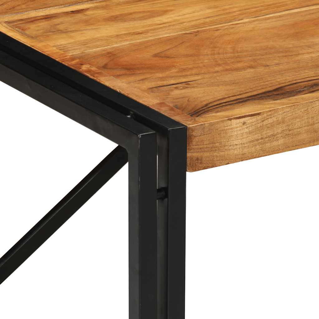 Salontafel 80x80x35 cm massief acaciahout is nu te koop bij PeponiXL, paradijselijk wonen!
