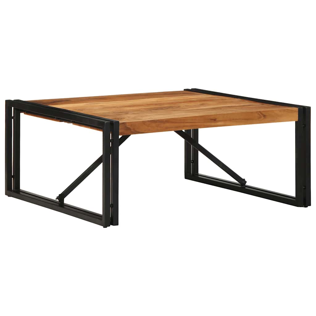 Salontafel 80x80x35 cm massief acaciahout is nu te koop bij PeponiXL, paradijselijk wonen!