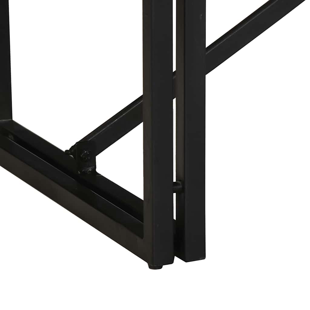 Salontafel 80x40x35 cm massief ruw mangohout is nu te koop bij PeponiXL, paradijselijk wonen!