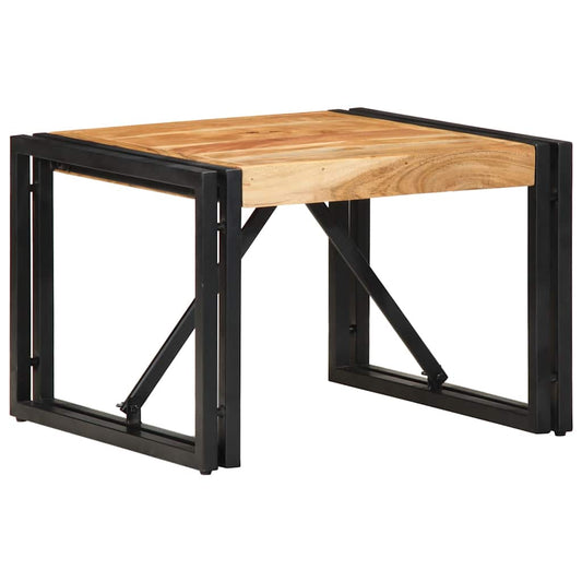 Salontafel 50x50x35 cm massief acaciahout is nu te koop bij PeponiXL, paradijselijk wonen!