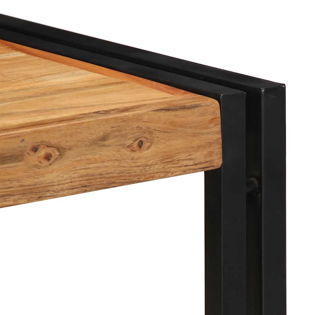 Salontafel 40x40x35 cm massief acaciahout is nu te koop bij PeponiXL, paradijselijk wonen!