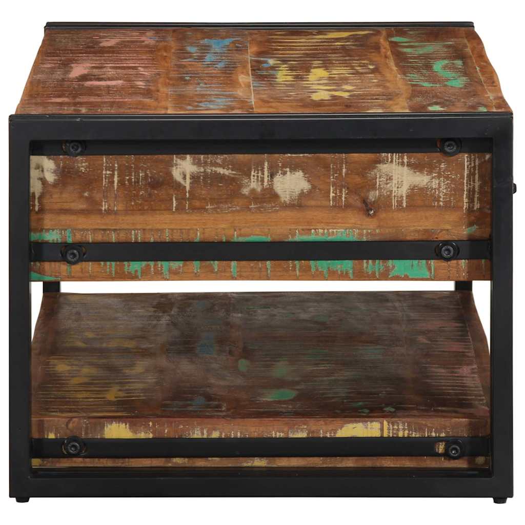 Salontafel 90x50x38 cm massief gerecycled hout meerkleurig is nu te koop bij PeponiXL, paradijselijk wonen!