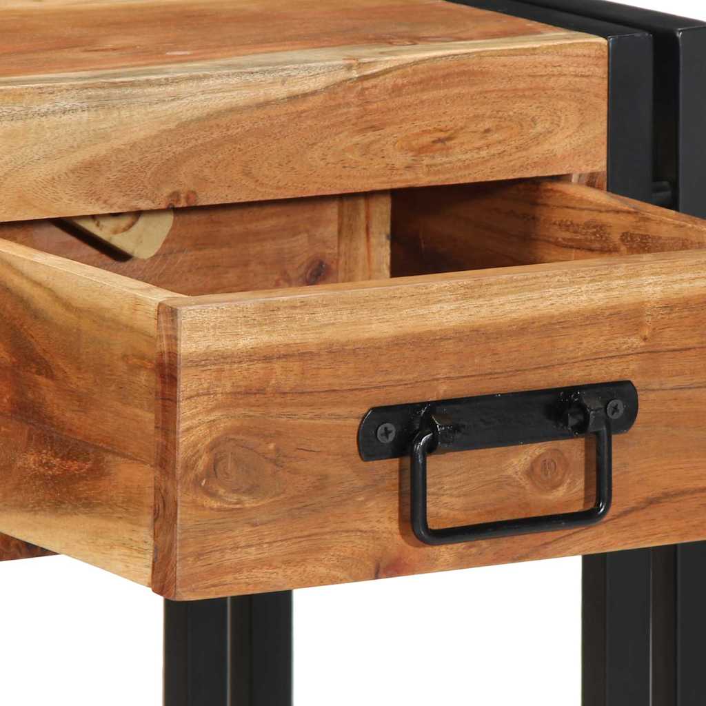 Nachtkastje 2 pcs Bruin 40 x 35 x 50 cm Massief acaciahout is nu te koop bij PeponiXL, paradijselijk wonen!