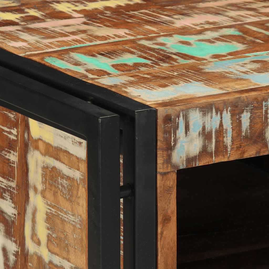 Nachtkastje 40x40x59 cm Massief hout gerecycled is nu te koop bij PeponiXL, paradijselijk wonen!