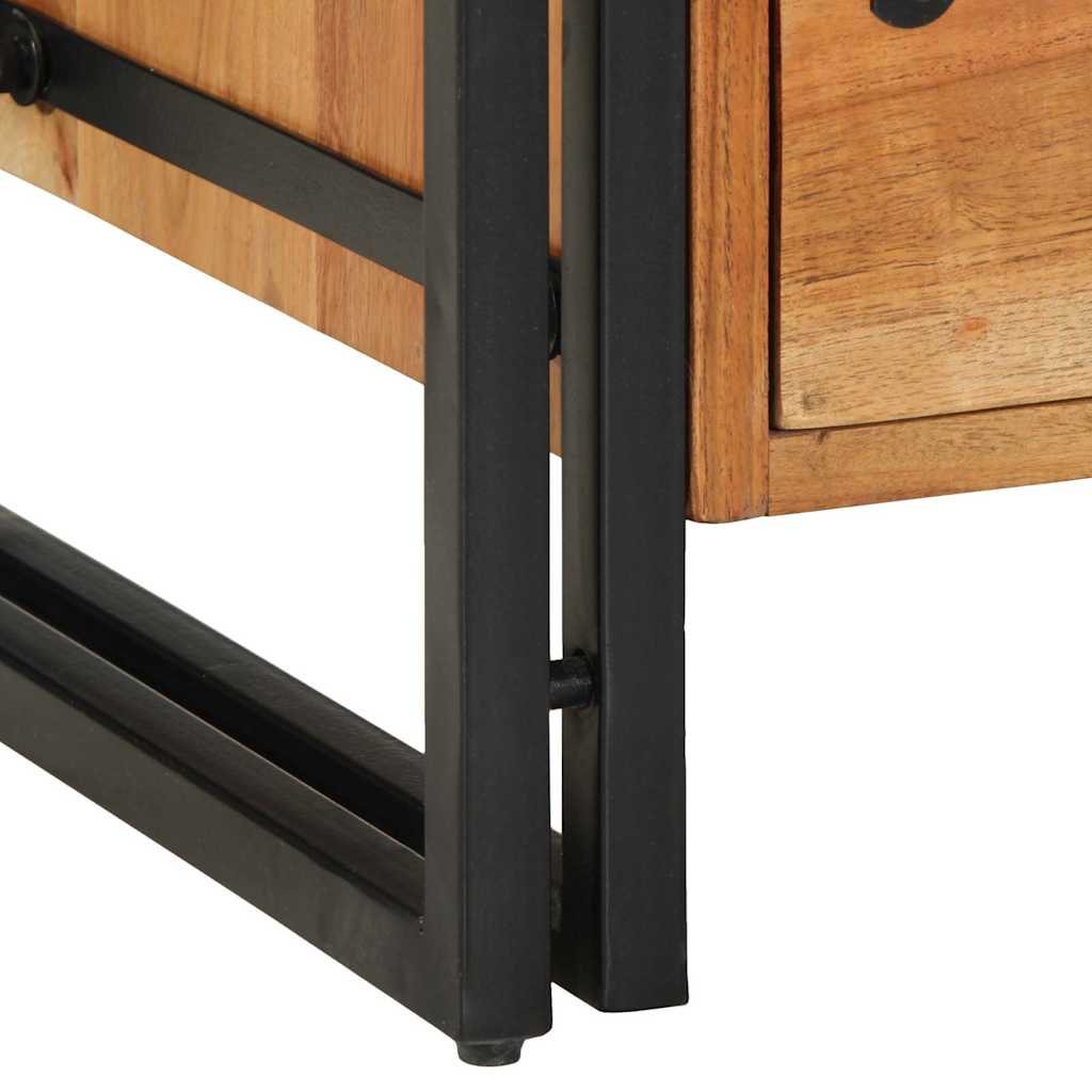 Nachtkastje 40x40x59 cm Massief hout Acacia is nu te koop bij PeponiXL, paradijselijk wonen!