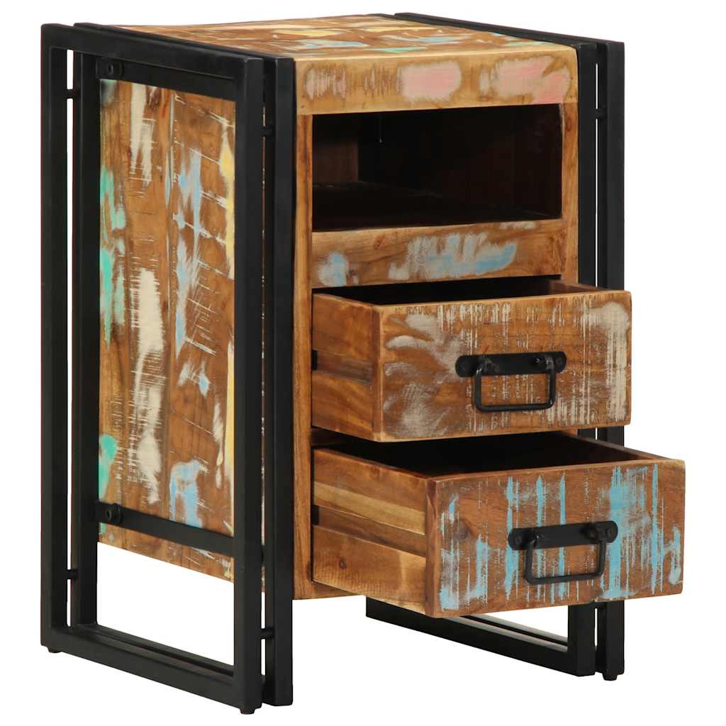 Nachtkastje 40x40x59 cm Massief hout gerecycled is nu te koop bij PeponiXL, paradijselijk wonen!