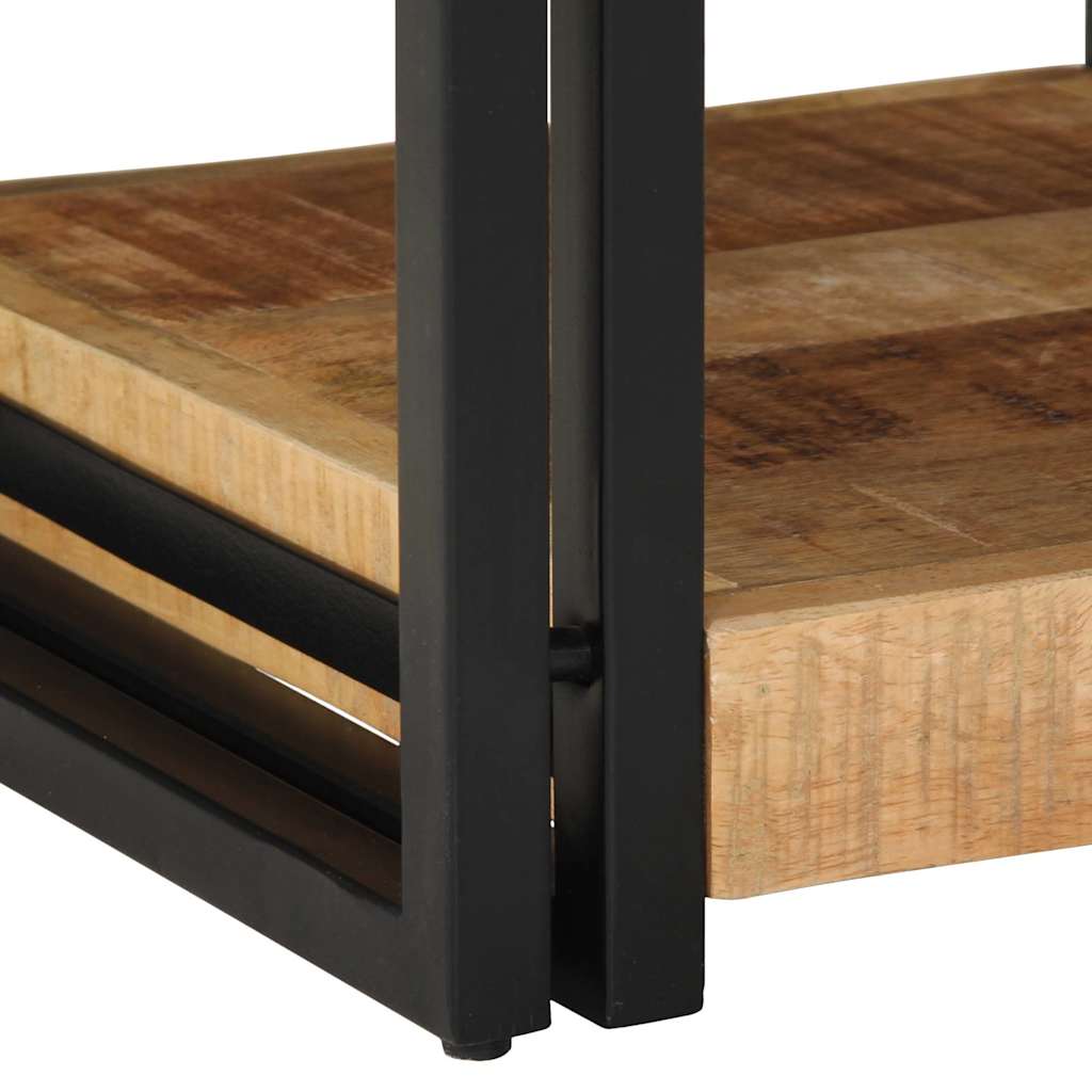 Nachtkastje 40x40x50 cm Massief ruw hout Mango is nu te koop bij PeponiXL, paradijselijk wonen!