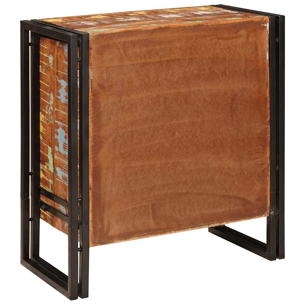 Dressoir met lade Bruin 66 x 33 x 70 cm Massief gerecycled hout is nu te koop bij PeponiXL, paradijselijk wonen!