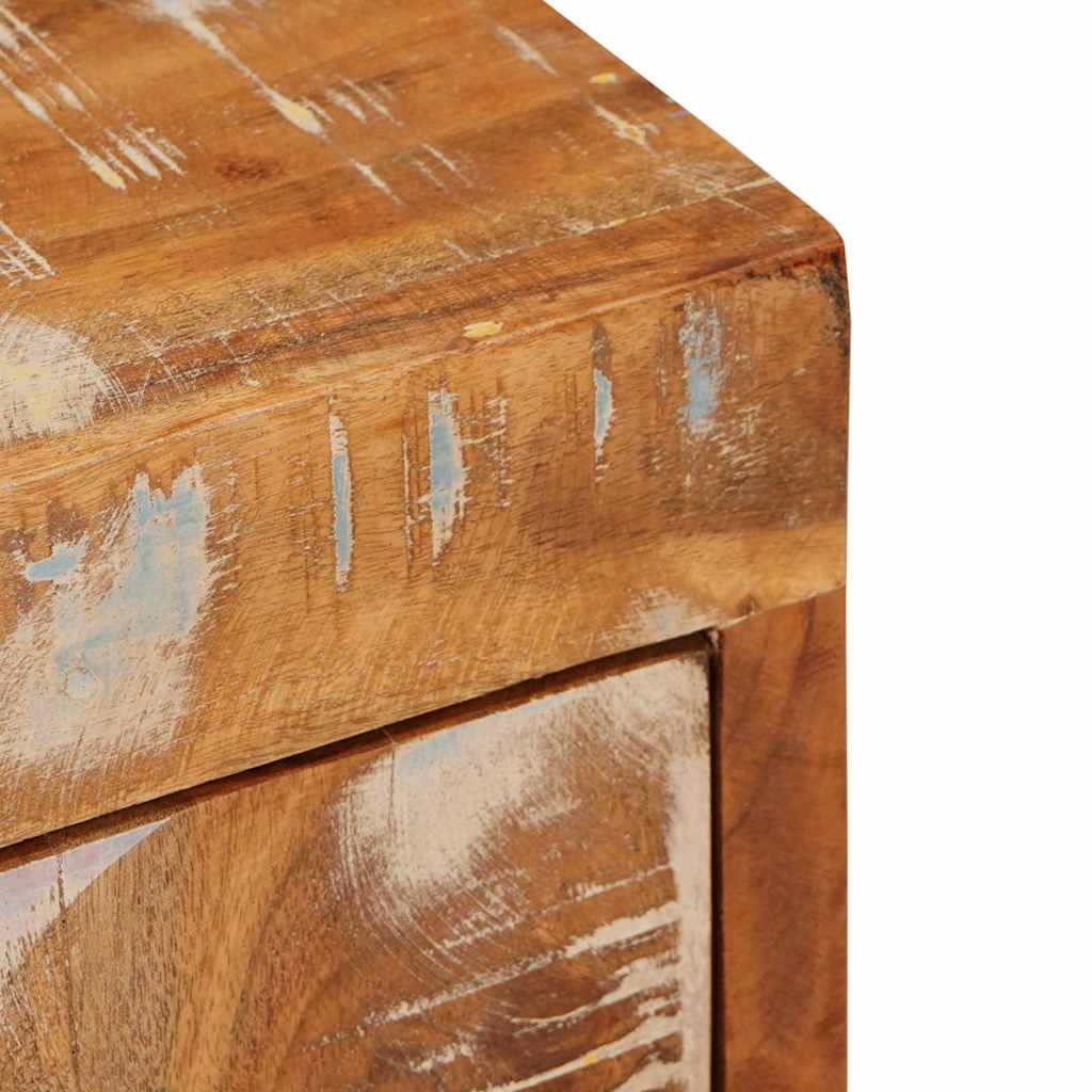 Nachtkastje Bruin 35 x 33 x 48 cm Massief gerecycled hout is nu te koop bij PeponiXL, paradijselijk wonen!