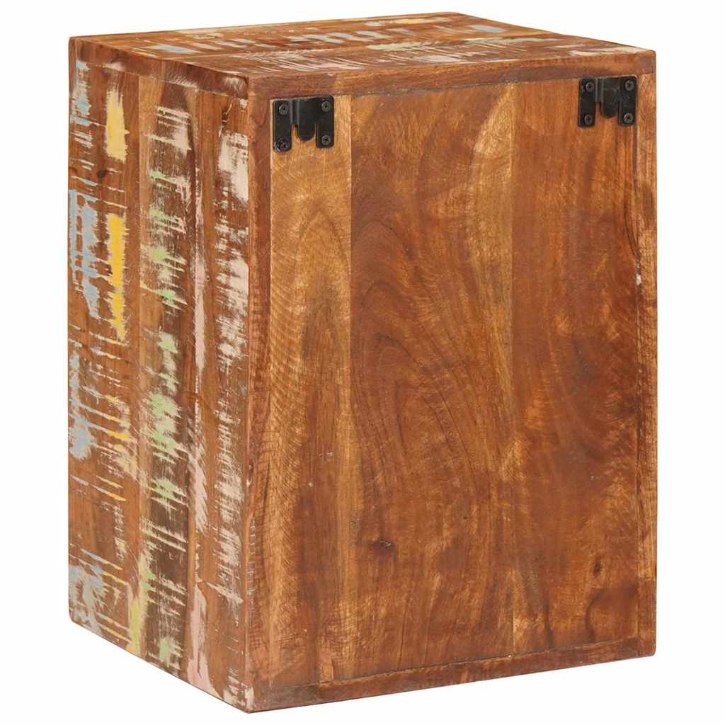 Nachtkastje Bruin 35 x 33 x 48 cm Massief gerecycled hout is nu te koop bij PeponiXL, paradijselijk wonen!