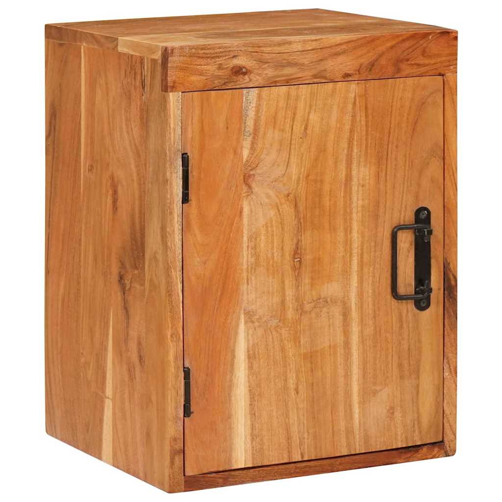 Nachtkastje Bruin 35 x 33 x 48 cm Massief Hout Acacia is nu te koop bij PeponiXL, paradijselijk wonen!