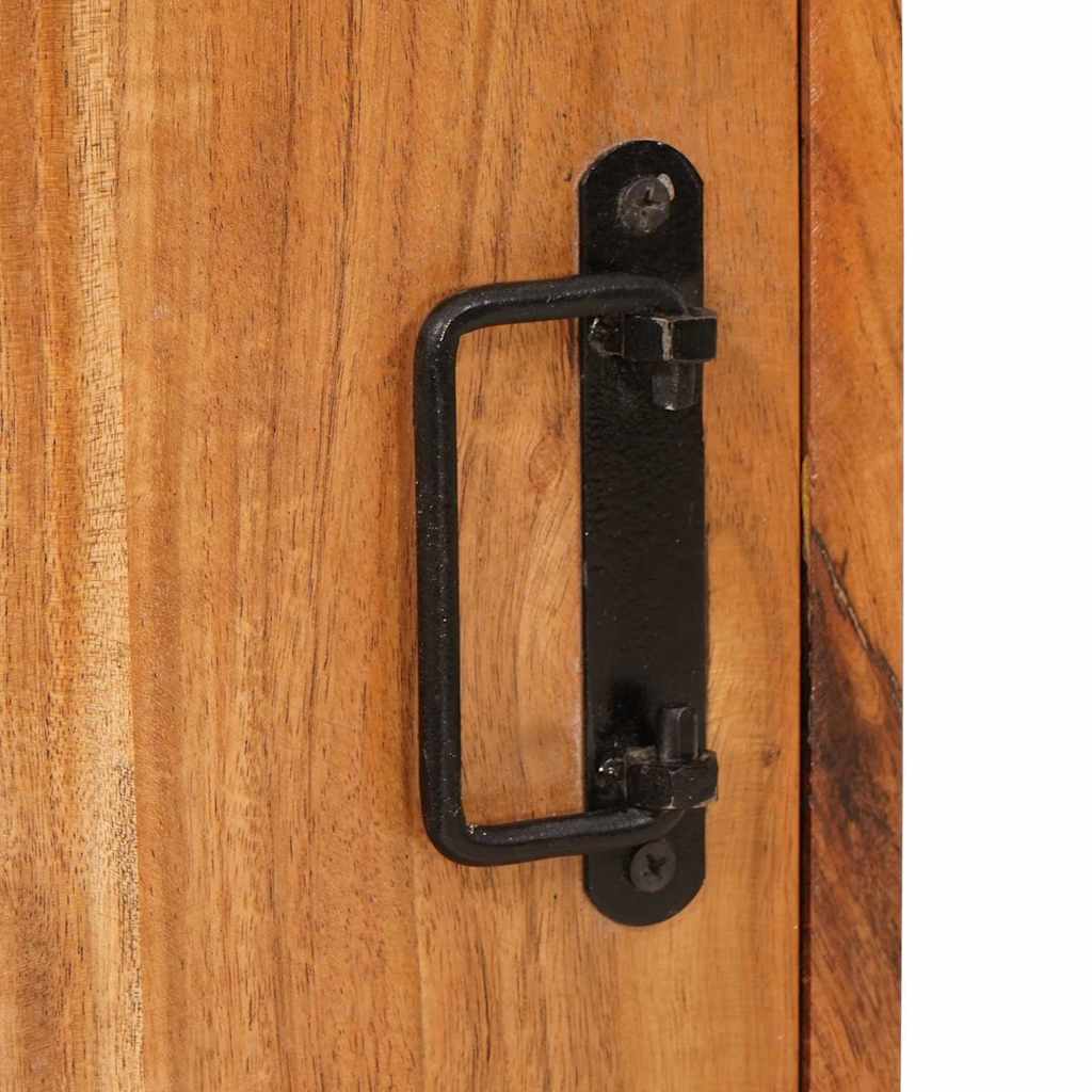 Nachtkastje 2 pcs Bruin 35 x 33 x 48 cm Massief Hout Acacia is nu te koop bij PeponiXL, paradijselijk wonen!