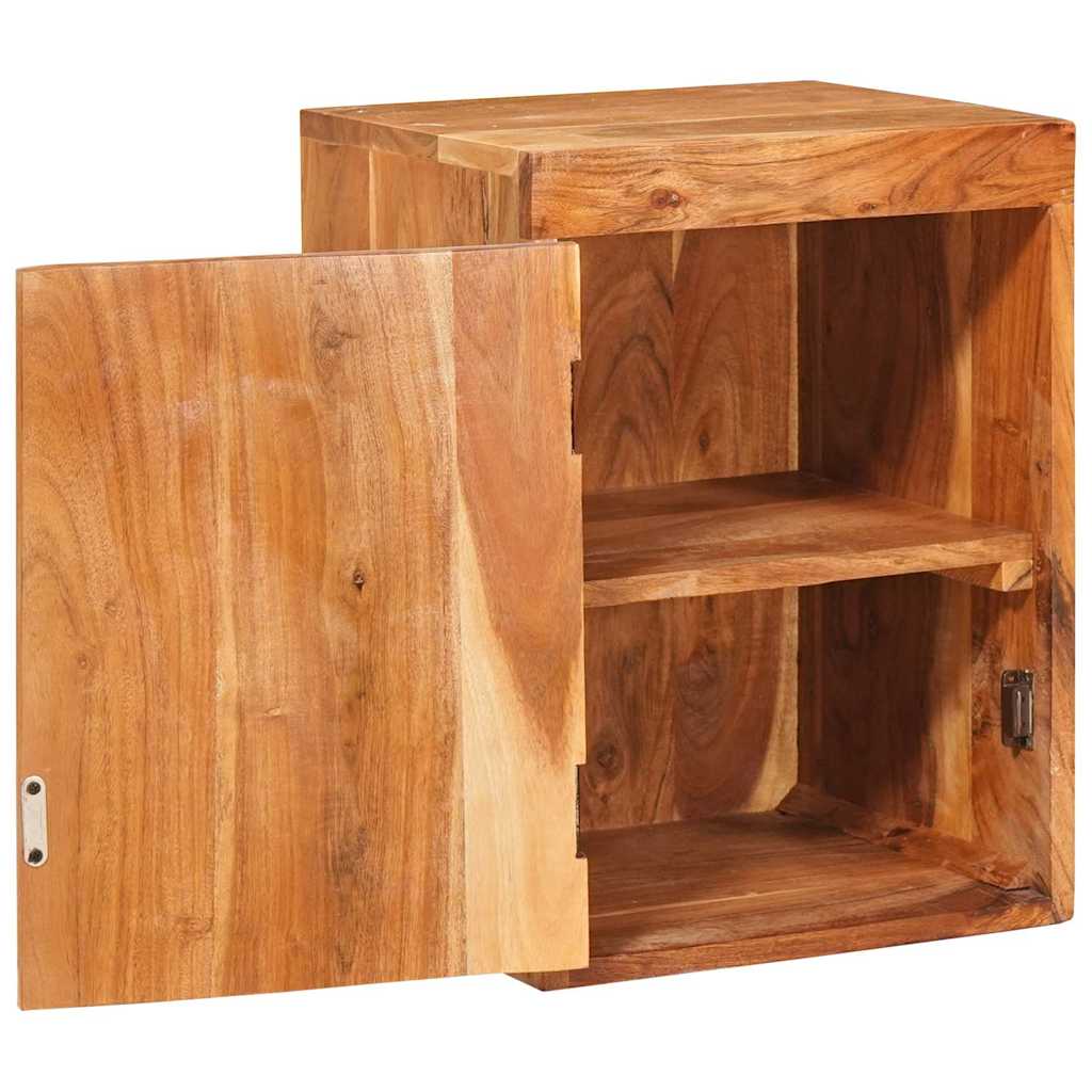 Nachtkastje 2 pcs Bruin 35 x 33 x 48 cm Massief Hout Acacia is nu te koop bij PeponiXL, paradijselijk wonen!