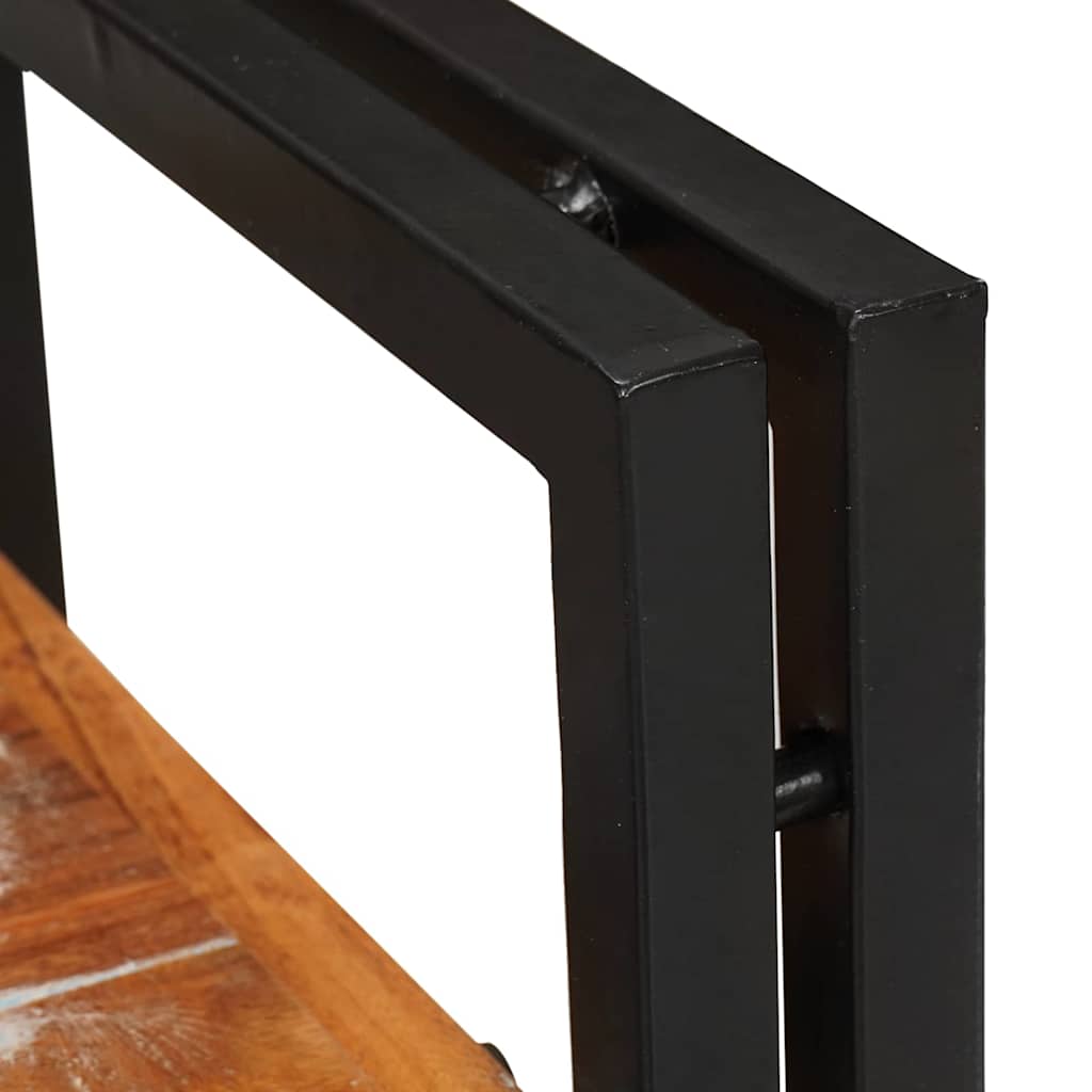 Nachtkastje Bruin en zwart Massief gerecycled hout is nu te koop bij PeponiXL, paradijselijk wonen!