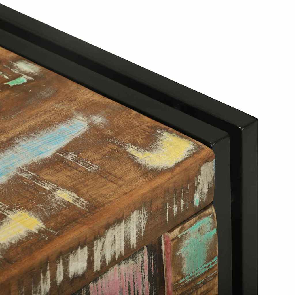 Opbergbox met opslag 50 x 50 x 50 cm Massief Gerecycled Hout is nu te koop bij PeponiXL, paradijselijk wonen!