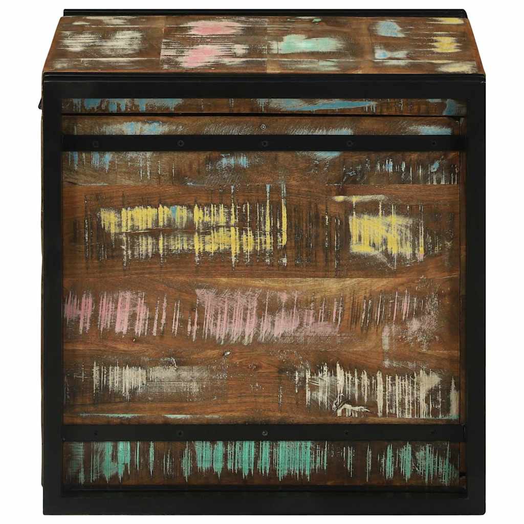 Opbergbox met opslag 50 x 50 x 50 cm Massief Gerecycled Hout is nu te koop bij PeponiXL, paradijselijk wonen!