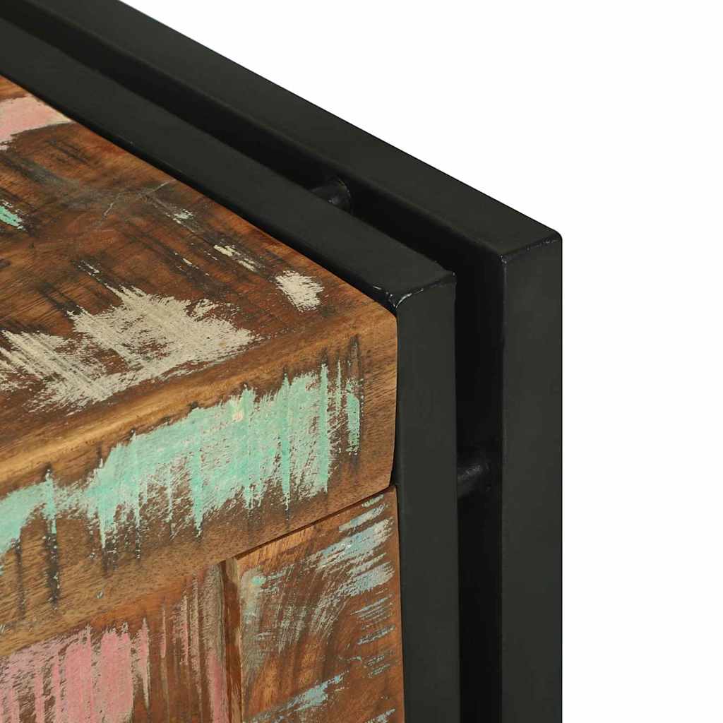 Opbergbox Bruin en zwart 40 x 40 x 40 cm Massief Acaciahout is nu te koop bij PeponiXL, paradijselijk wonen!