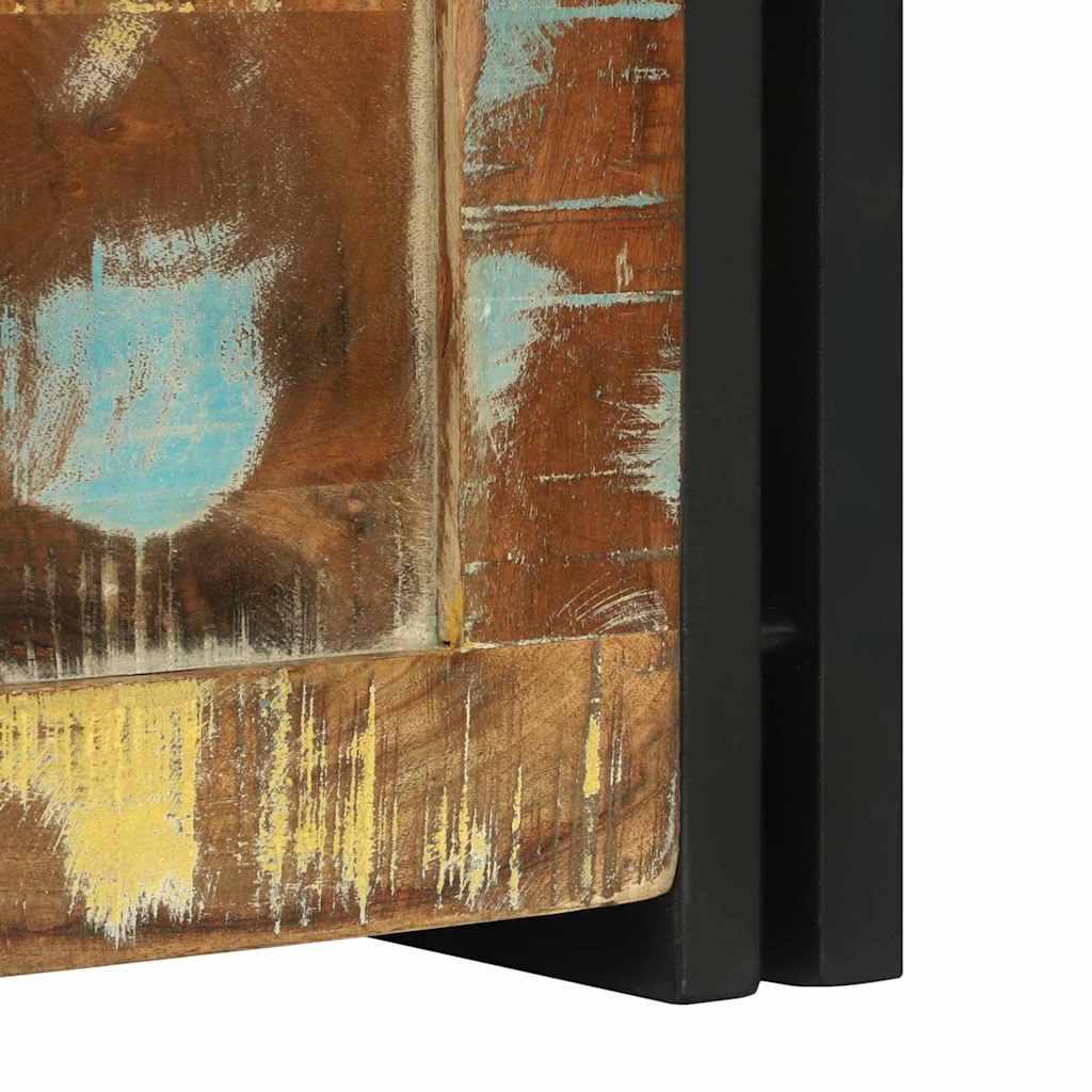 Opbergbox Bruin en zwart 40 x 40 x 40 cm Massief Acaciahout is nu te koop bij PeponiXL, paradijselijk wonen!