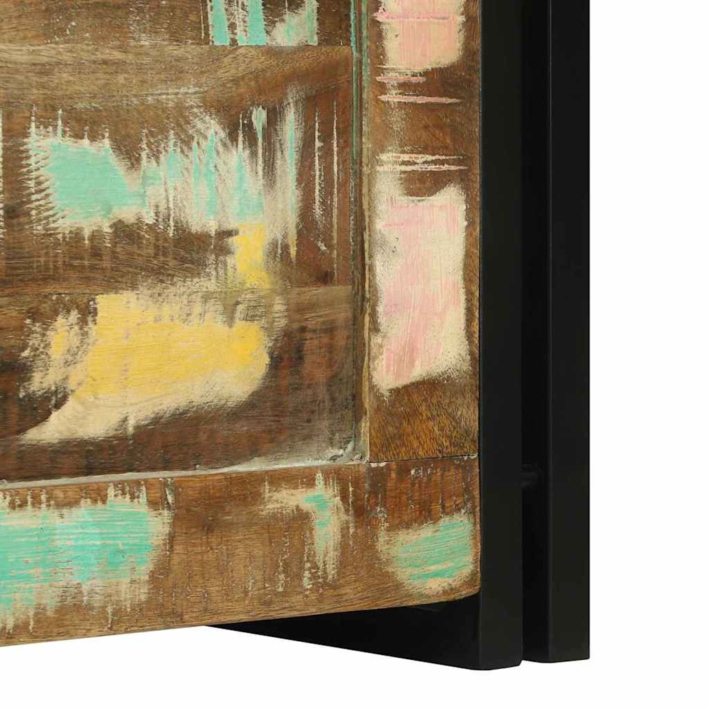 Opbergbox Bruin en zwart 60 x 40 x 41 cm hergebruikt hout is nu te koop bij PeponiXL, paradijselijk wonen!