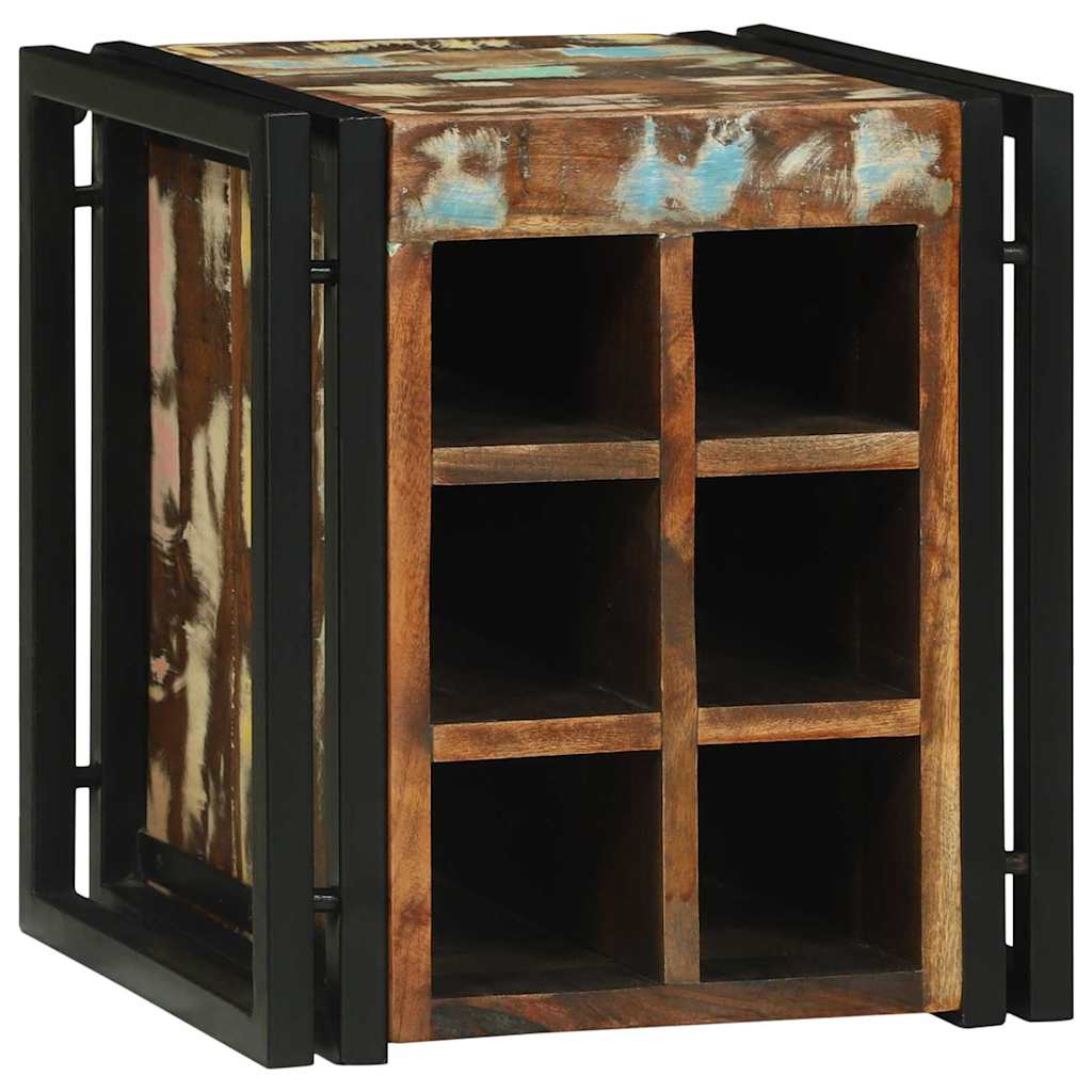 Wijnrek 35 x 35 x 39 cm Massief Gerecycled Hout is nu te koop bij PeponiXL, paradijselijk wonen!