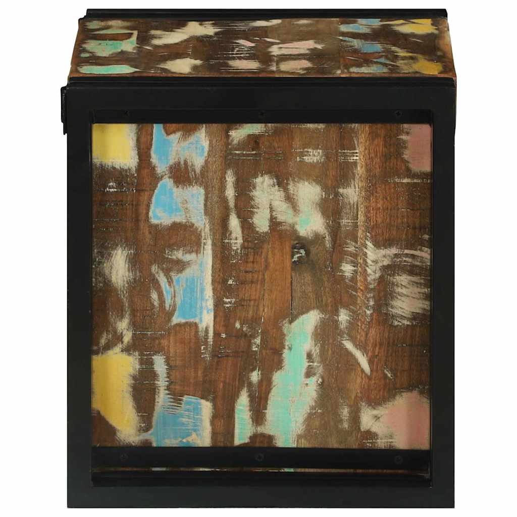 Wijnrek 35 x 35 x 39 cm Massief Gerecycled Hout is nu te koop bij PeponiXL, paradijselijk wonen!