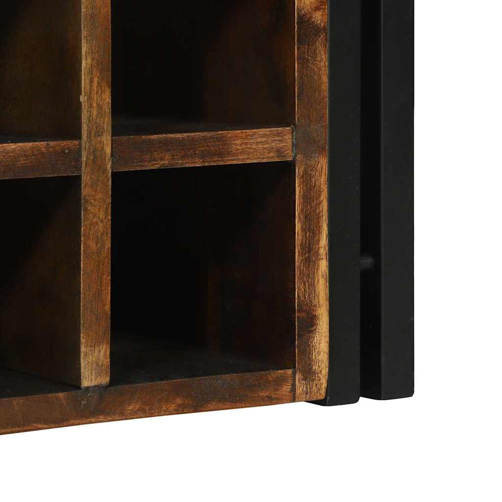 Wijnrek Multikleur 46 x 35 x 27.5 cm Massief gerecycled hout is nu te koop bij PeponiXL, paradijselijk wonen!