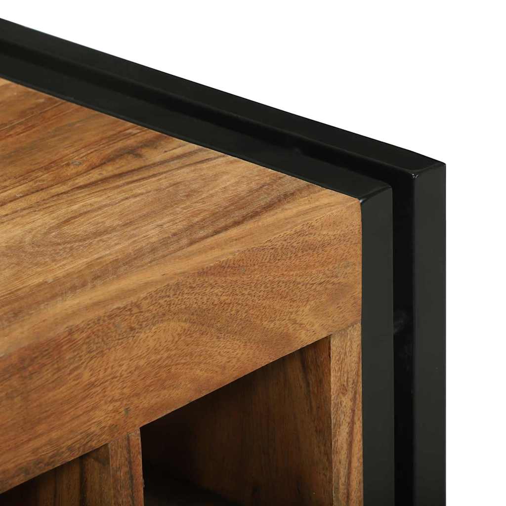 Wijnrek 2 pcs 46 x 35 x 27,5 cm Massief Acaciahout is nu te koop bij PeponiXL, paradijselijk wonen!