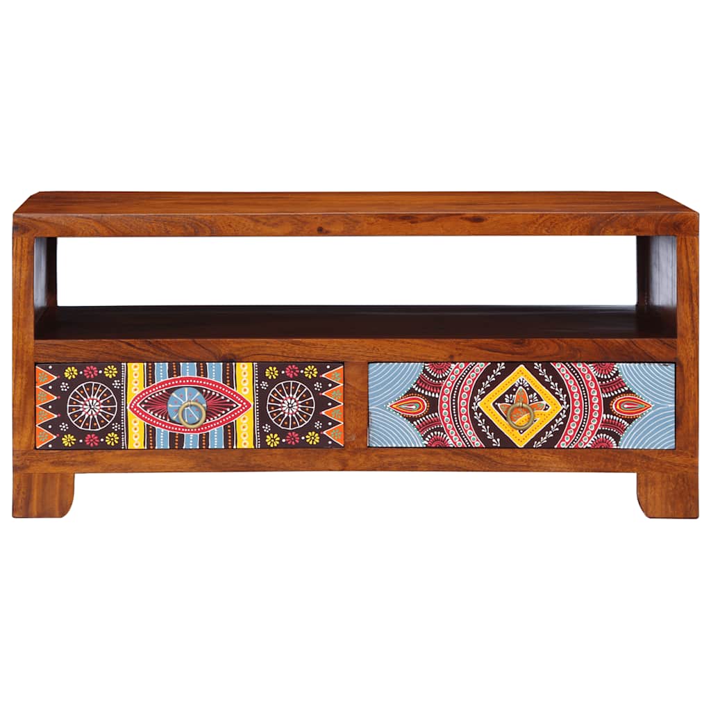 Salontafel 90x50x40 cm massief acaciahout is nu te koop bij PeponiXL, paradijselijk wonen!