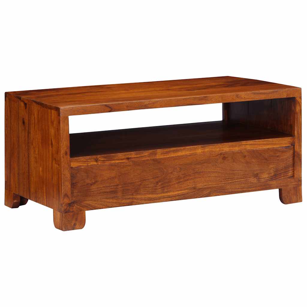 Salontafel 90x50x40 cm massief acaciahout is nu te koop bij PeponiXL, paradijselijk wonen!