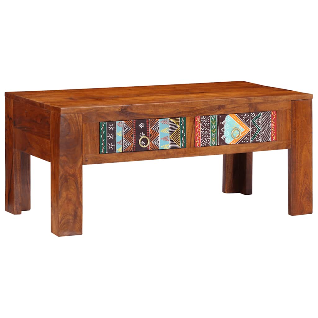 Salontafel 90x50x40 cm massief acaciahout is nu te koop bij PeponiXL, paradijselijk wonen!