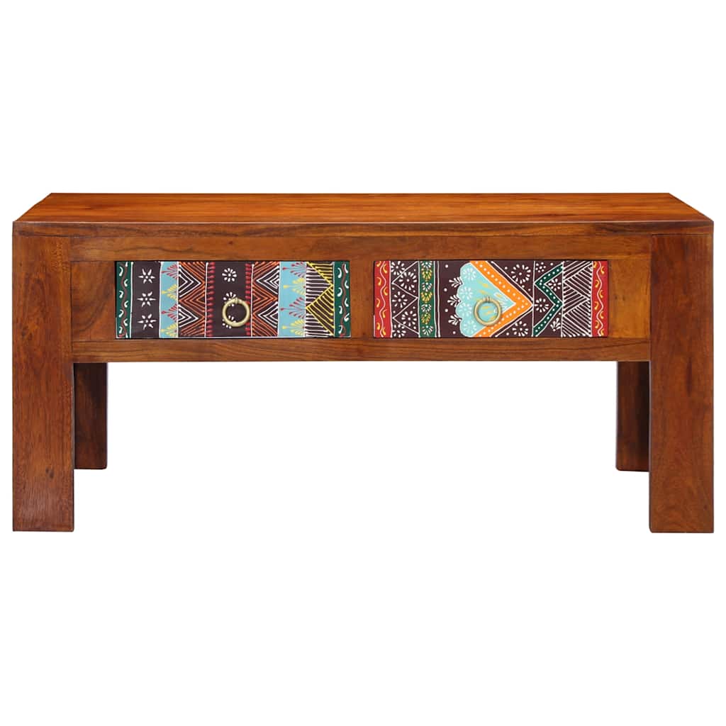 Salontafel 90x50x40 cm massief acaciahout is nu te koop bij PeponiXL, paradijselijk wonen!