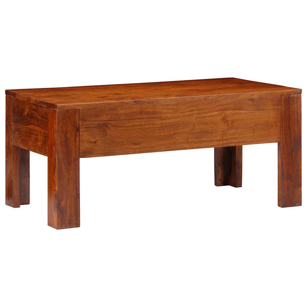 Salontafel 90x50x40 cm massief acaciahout is nu te koop bij PeponiXL, paradijselijk wonen!