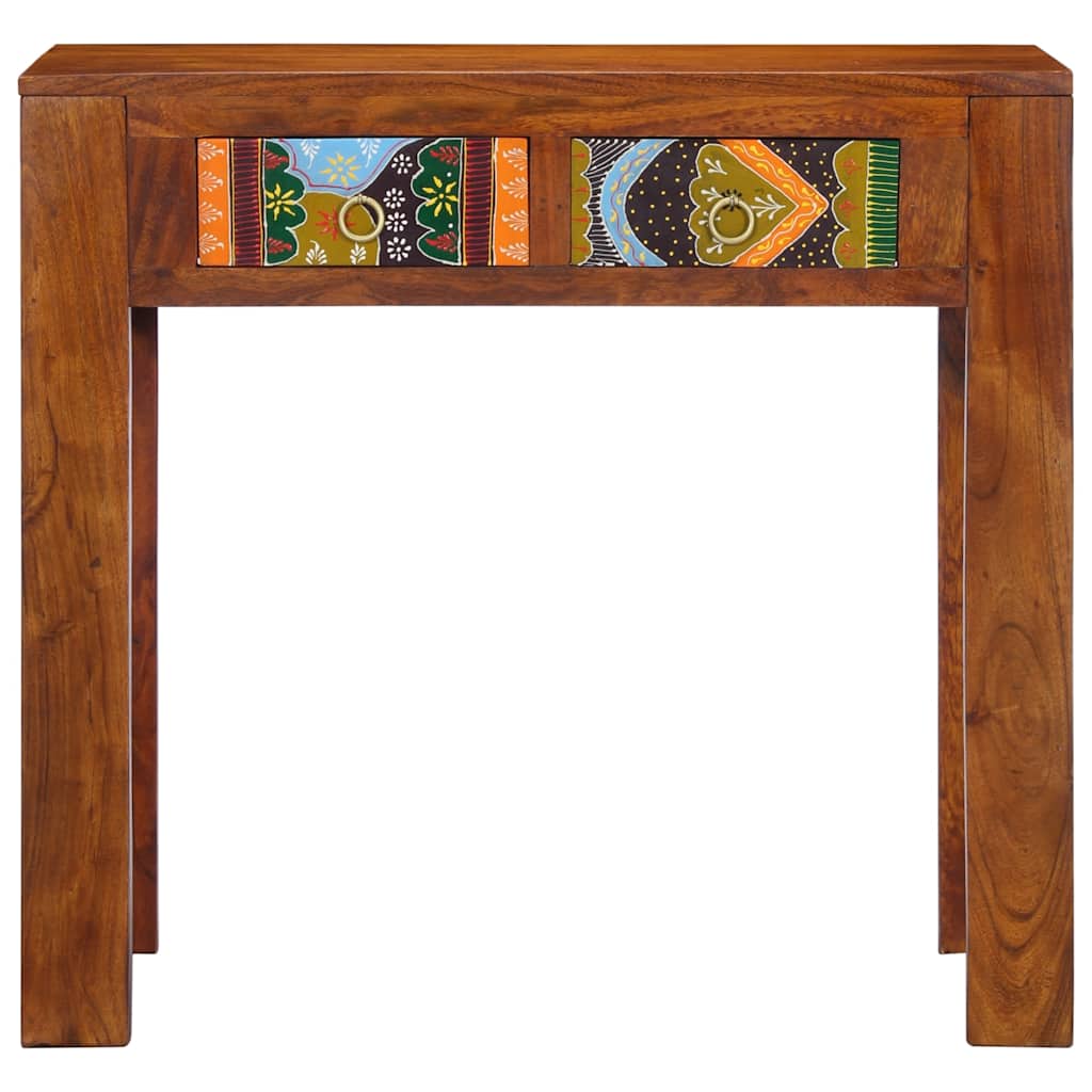 Wandtafel 80x35x75 cm massief acaciahout is nu te koop bij PeponiXL, paradijselijk wonen!