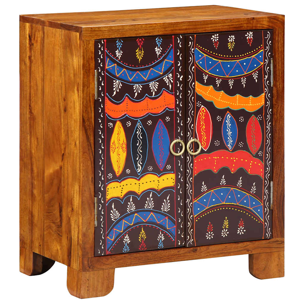 Dressoir 50x35x60 massief acaciahout veelkleurig is nu te koop bij PeponiXL, paradijselijk wonen!