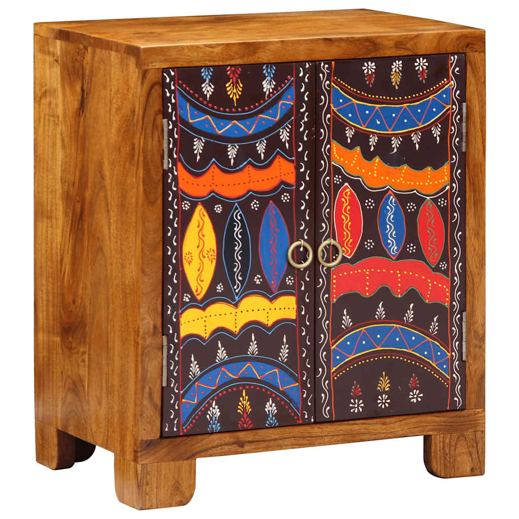 Dressoir 50x35x60 massief acaciahout veelkleurig is nu te koop bij PeponiXL, paradijselijk wonen!