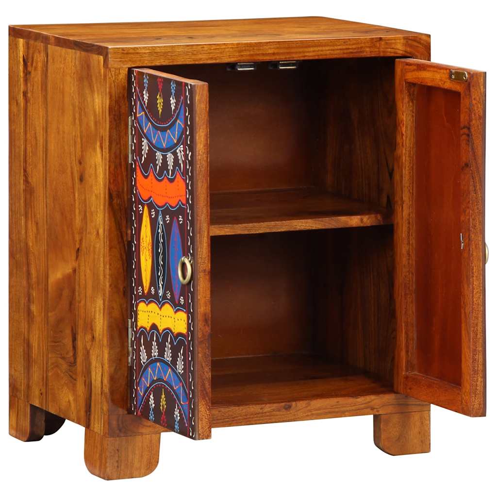 Dressoir 50x35x60 massief acaciahout veelkleurig is nu te koop bij PeponiXL, paradijselijk wonen!