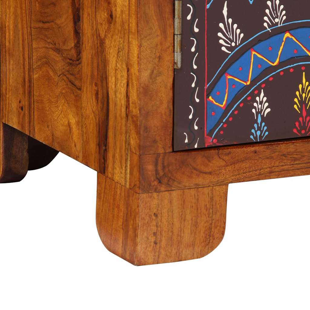 Dressoir 50x35x60 massief acaciahout veelkleurig is nu te koop bij PeponiXL, paradijselijk wonen!