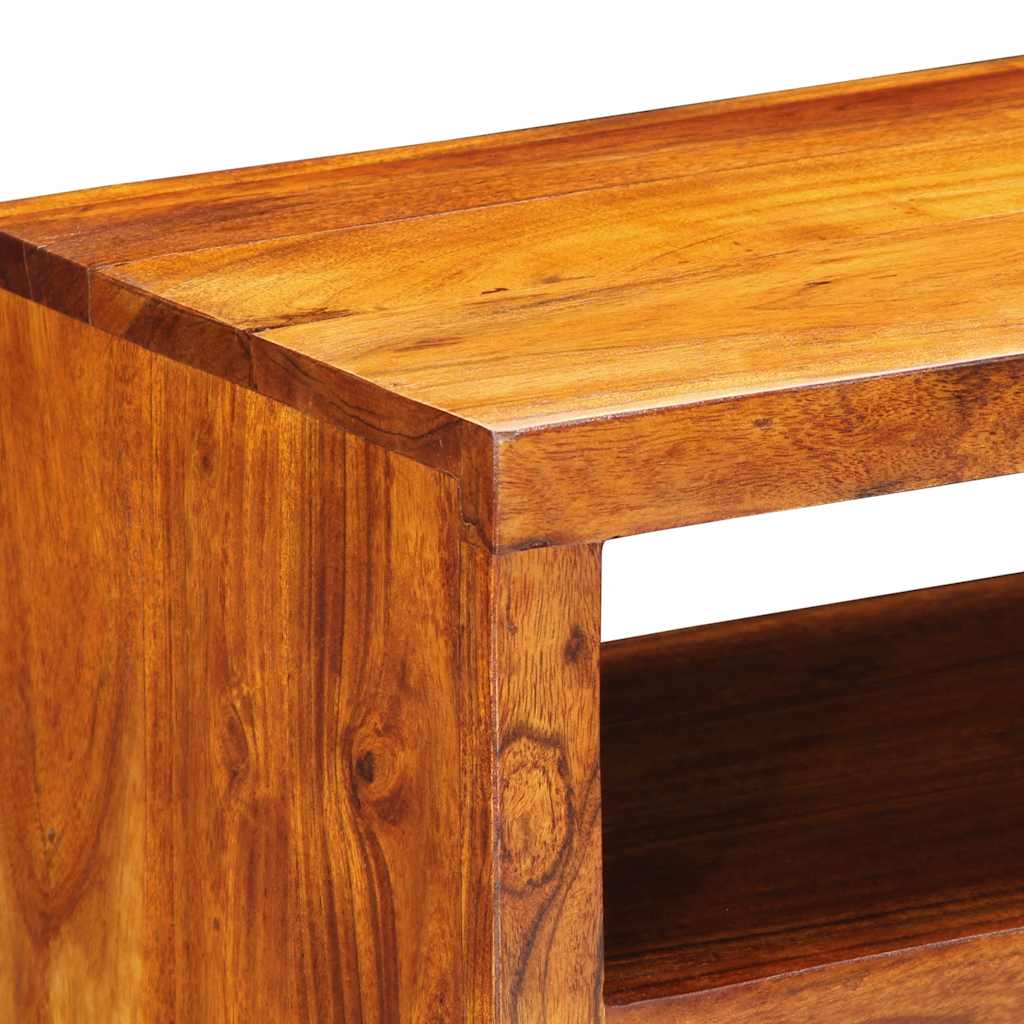 Tv-wandmeubel 90x30x30 massief acaciahout meerkleurig is nu te koop bij PeponiXL, paradijselijk wonen!