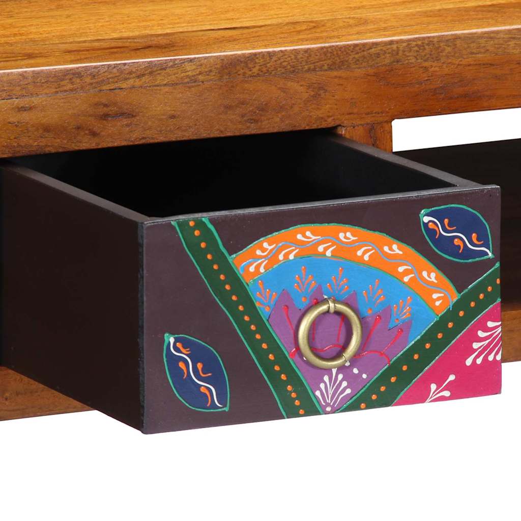 Schrijfbureau met lade met opslag Bruin 110 x 50 x 73 cm is nu te koop bij PeponiXL, paradijselijk wonen!