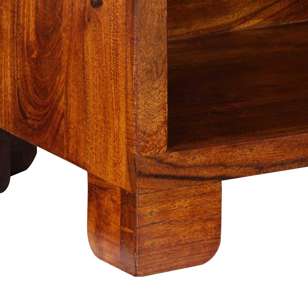 Schoenenkast met plank Bruin 55 x 35 x 75 cm Massief Acaciahout is nu te koop bij PeponiXL, paradijselijk wonen!