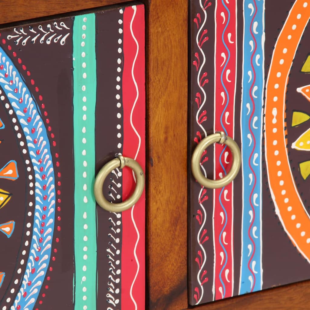 Schoenenkast Multikleur 90 x 35 x 40 cm Massief Acaciahout is nu te koop bij PeponiXL, paradijselijk wonen!