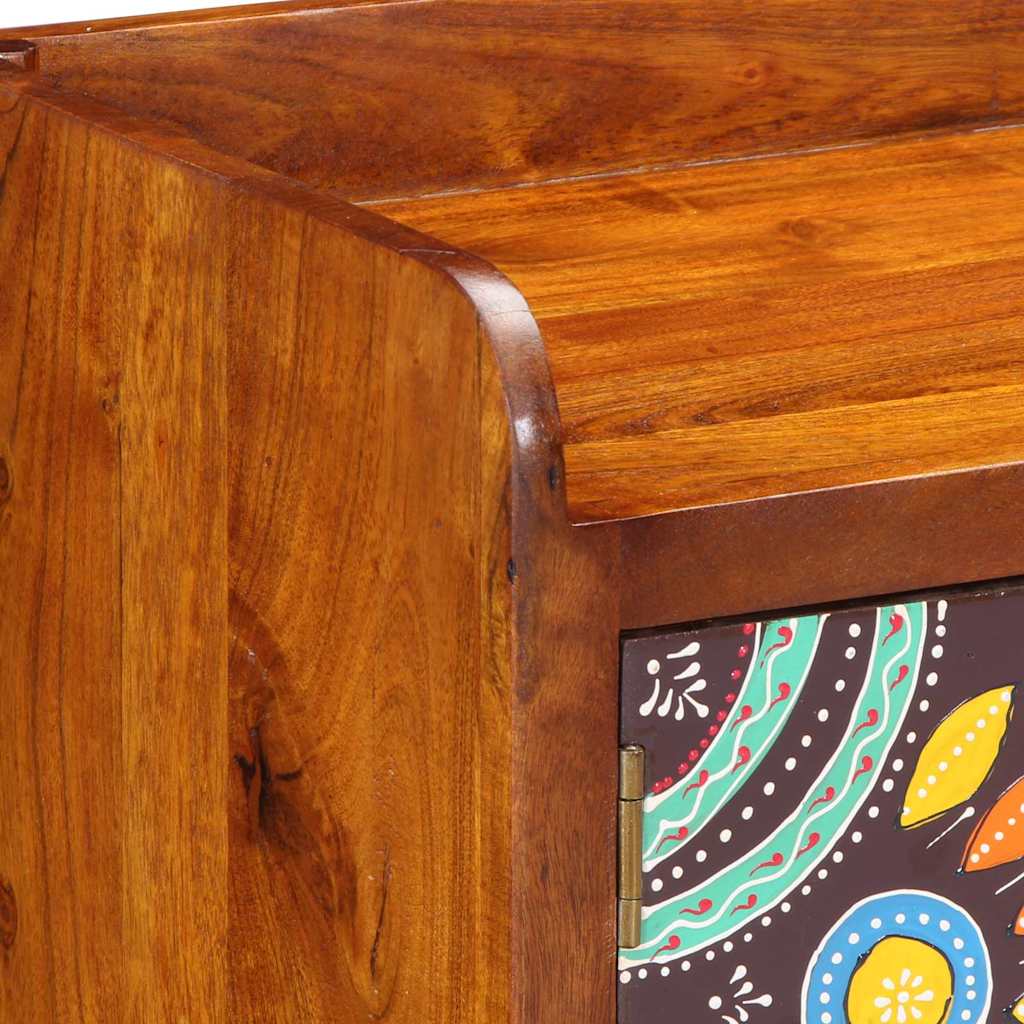 Schoenenkast Multikleur 90 x 35 x 40 cm Massief Acaciahout is nu te koop bij PeponiXL, paradijselijk wonen!