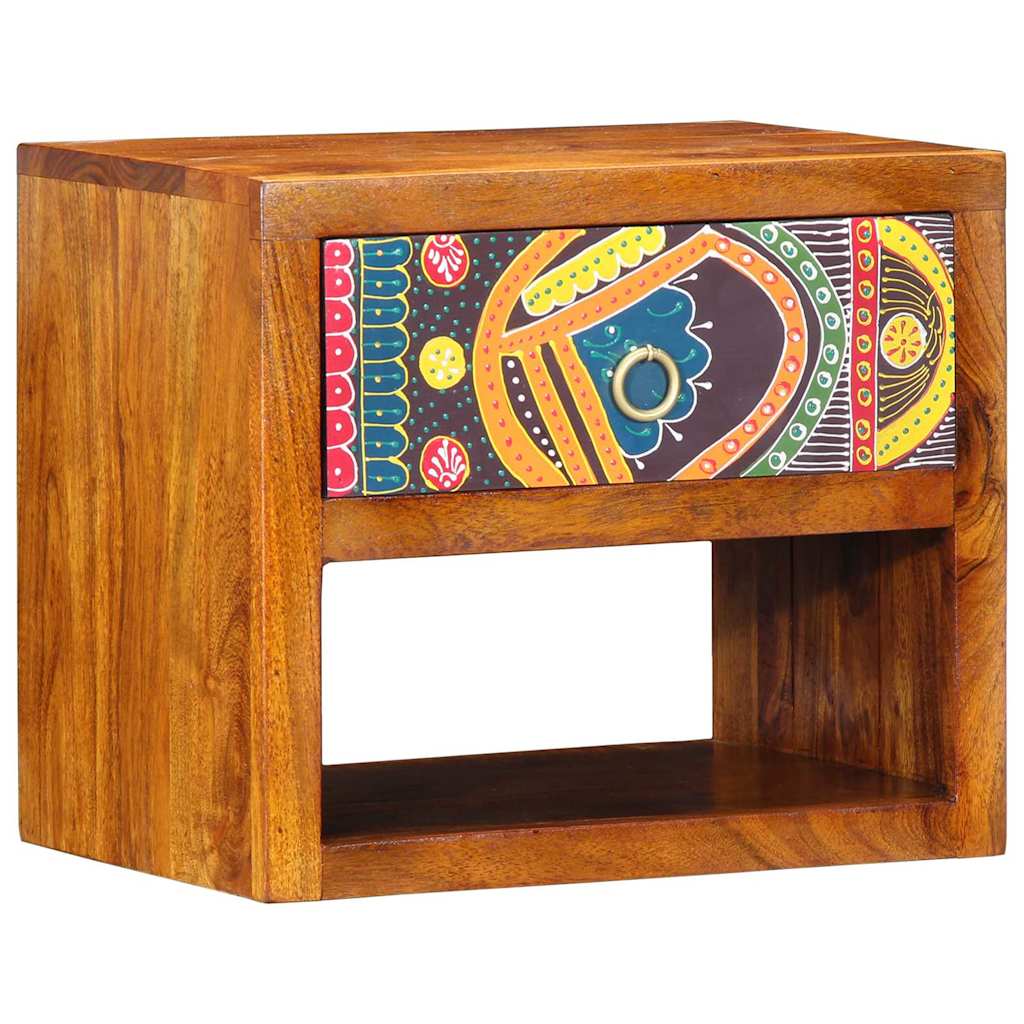 Nachtkastje 2 pcs Bruin 40 x 35 x 35 cm Massief Acaciahout is nu te koop bij PeponiXL, paradijselijk wonen!