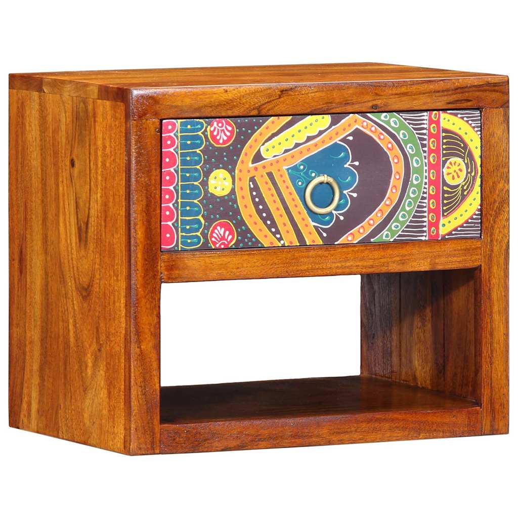 Nachtkastje 2 pcs Bruin 40 x 35 x 35 cm Massief Acaciahout is nu te koop bij PeponiXL, paradijselijk wonen!