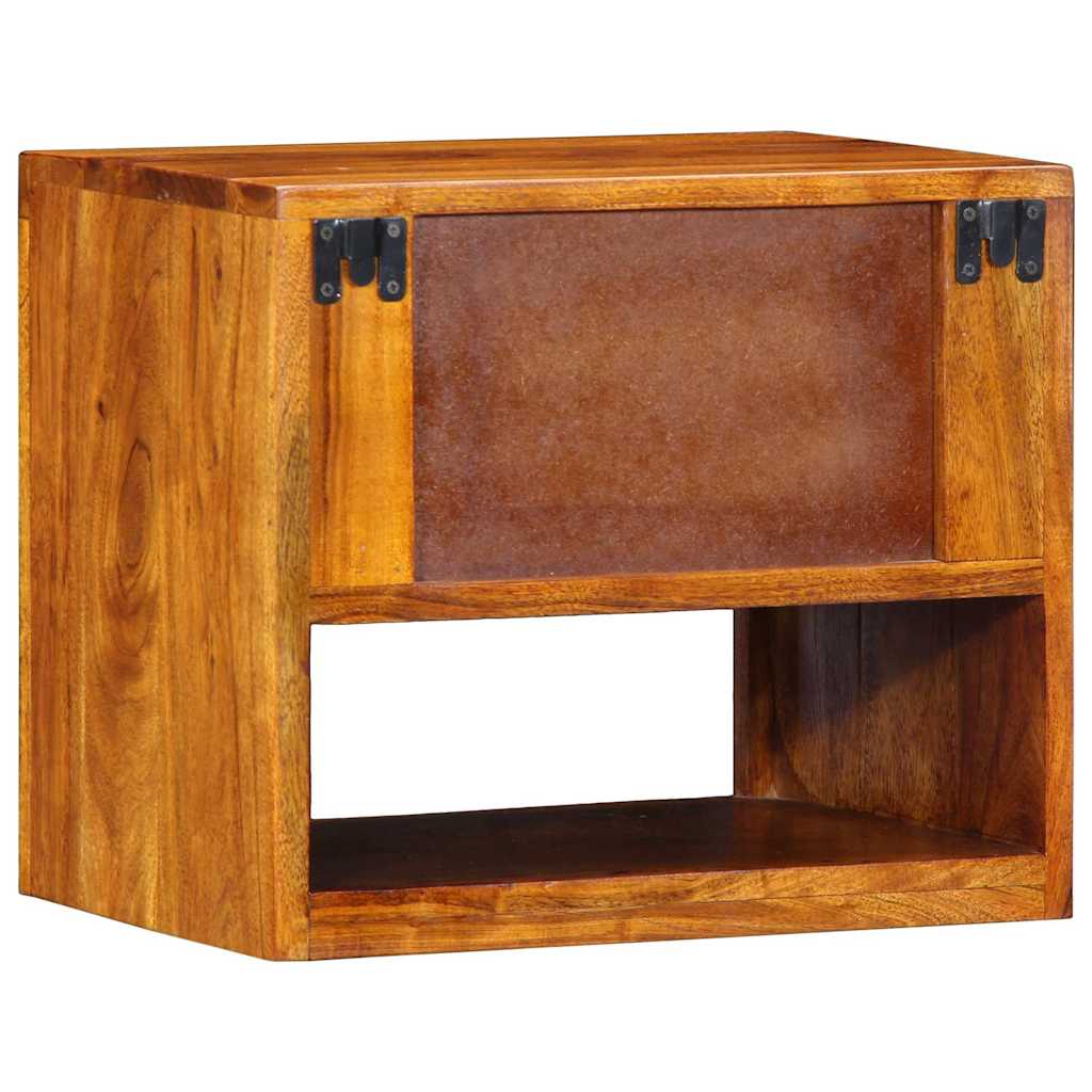 Nachtkastje 2 pcs Bruin 40 x 35 x 35 cm Massief Acaciahout is nu te koop bij PeponiXL, paradijselijk wonen!