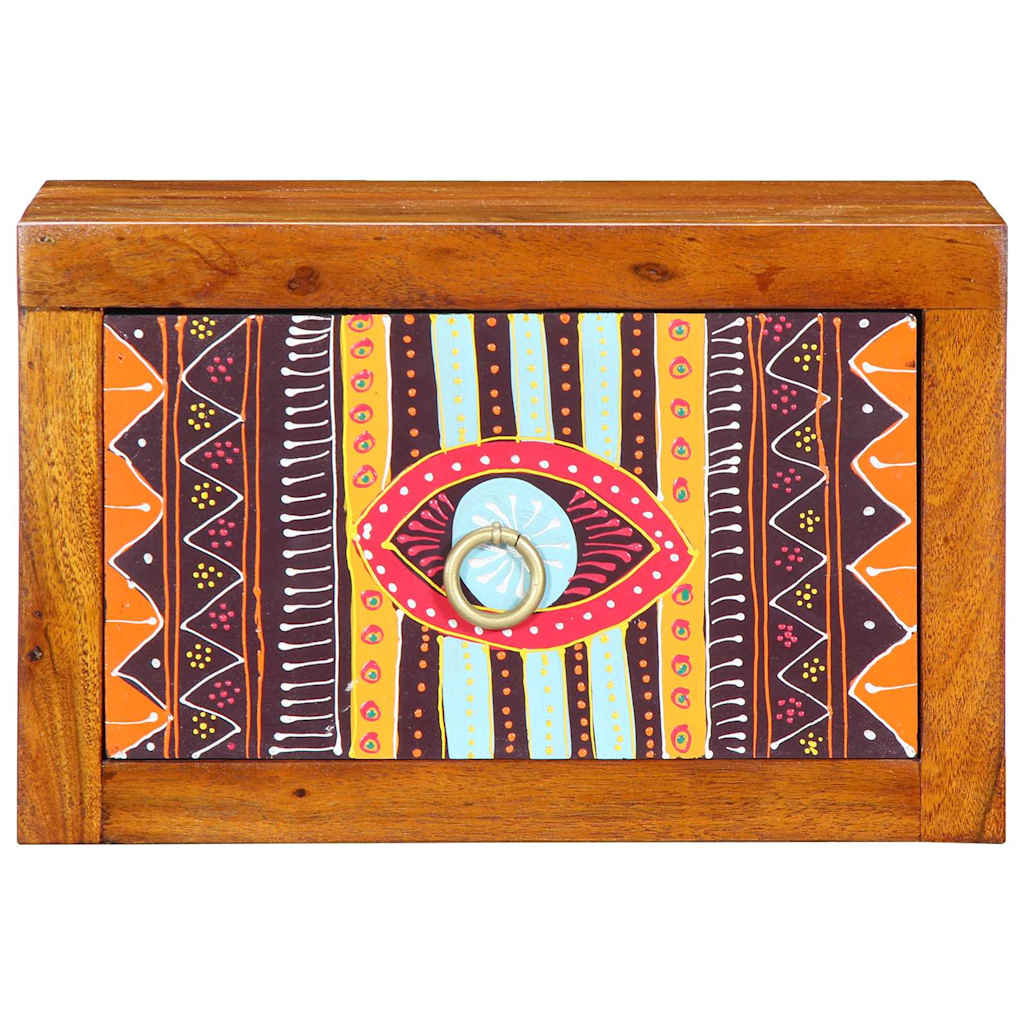 Nachtkastje met lade Bruin 35 x 30 x 22 cm is nu te koop bij PeponiXL, paradijselijk wonen!