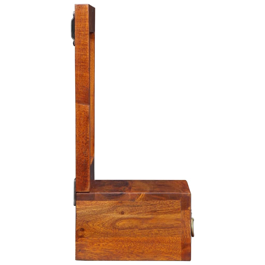 Wandkast met lade Bruin 40 x 20 x 50 cm Massief Acaciahout is nu te koop bij PeponiXL, paradijselijk wonen!