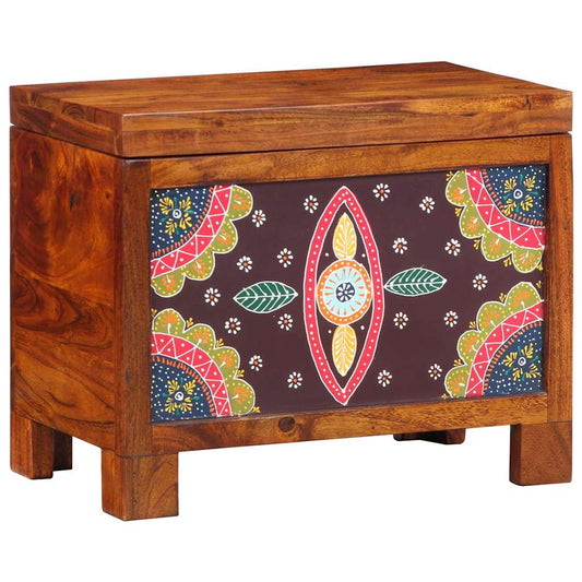 Opbergbox Multikleur 50 x 30 x 40 cm Massief acaciahout is nu te koop bij PeponiXL, paradijselijk wonen!