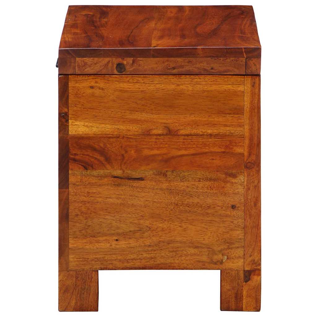 Opbergbox Multikleur 50 x 30 x 40 cm Massief acaciahout is nu te koop bij PeponiXL, paradijselijk wonen!